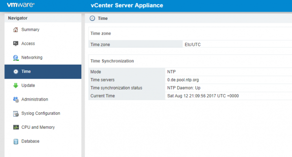 NTP-Zeitsynchronisation in VMware vSphere konfigurieren