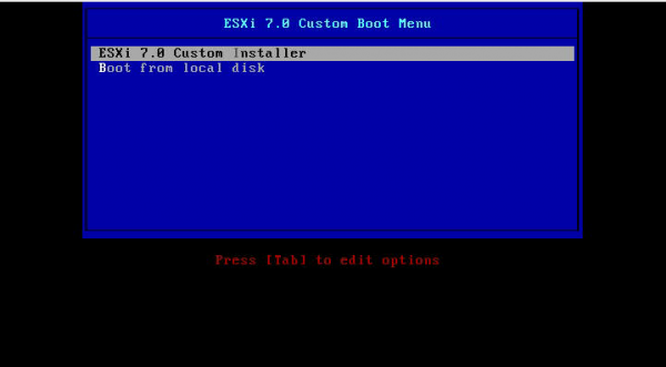 VMware ESXi 6.x auf 7.0 aktualisieren